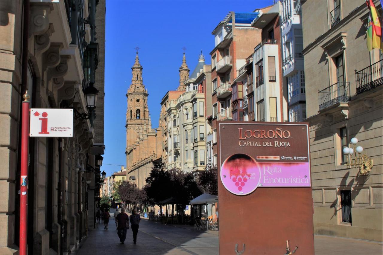Apartamento Pleno Centro Junto Ayuntamiento Logroño Esterno foto